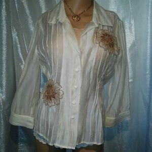 Nic + Zoe blouse